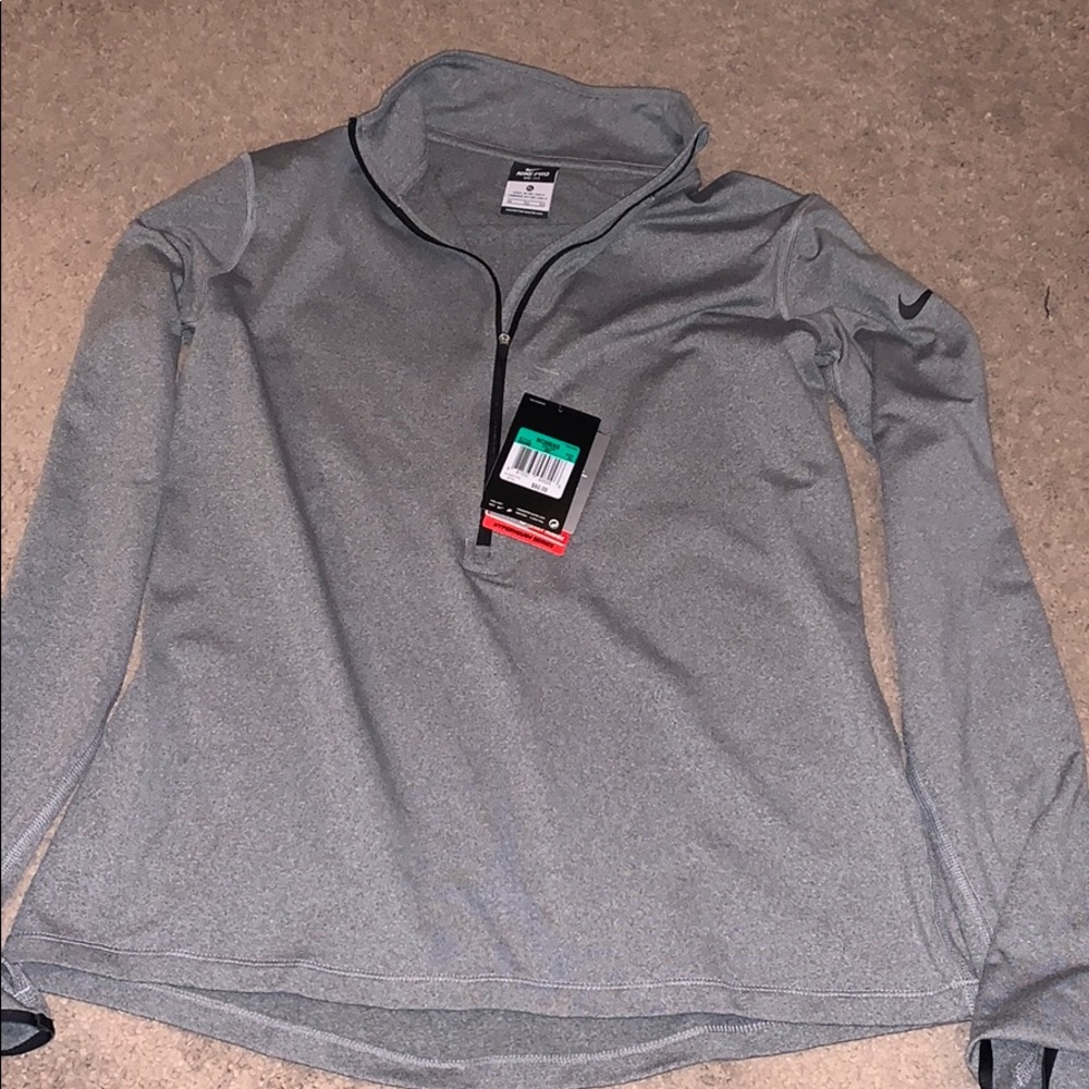 NWT Gray Nike Pro Dri-fit Top